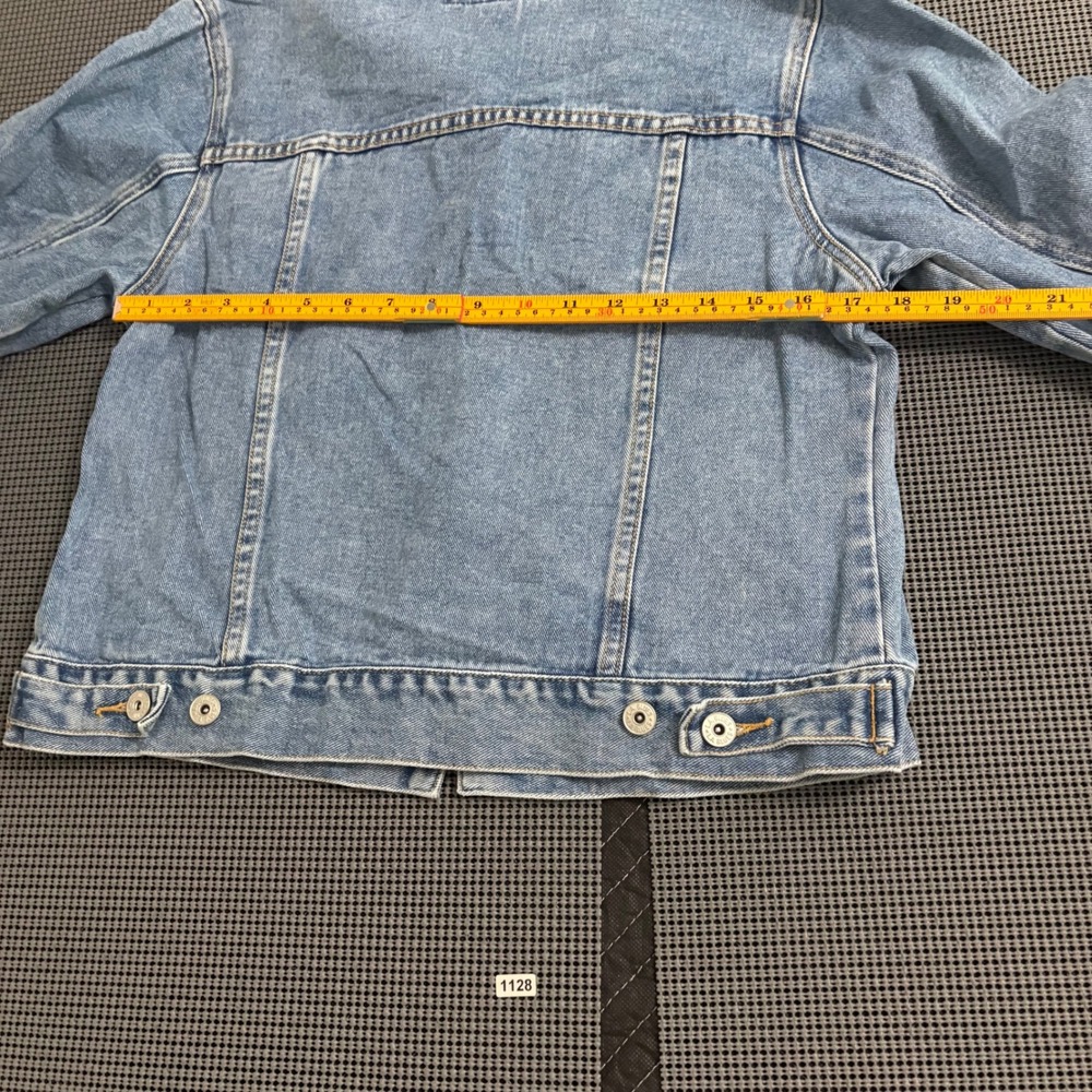 Vintage LA Blues Womens Small Light Wash Cotton Denim Trucker Jacket - Picture 4 of 4